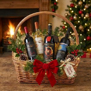 Cesto DiVino – Eroico con Nerone: Selezione Premium 4 Vini